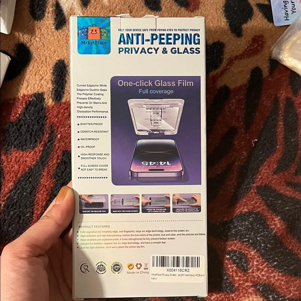 Anti-Peeping Privacy Glass Screen Protector